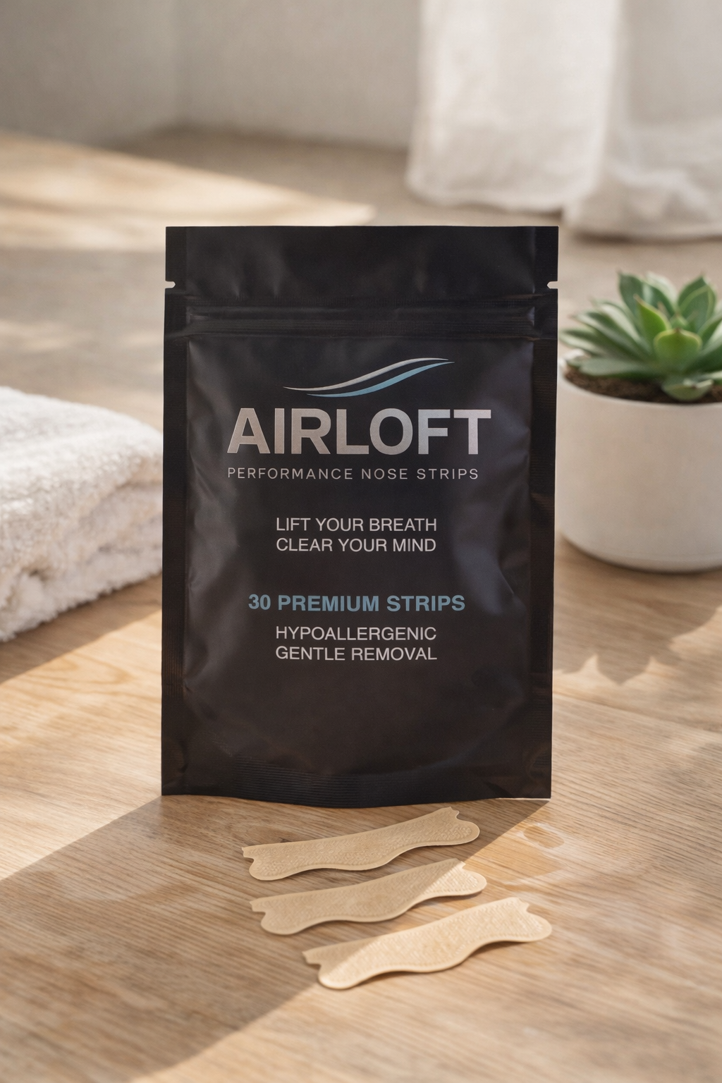 AirLoft™ Breath-Enhancing Nose Strips – Breathe Clear, Sleep Sound, Perform Strong
